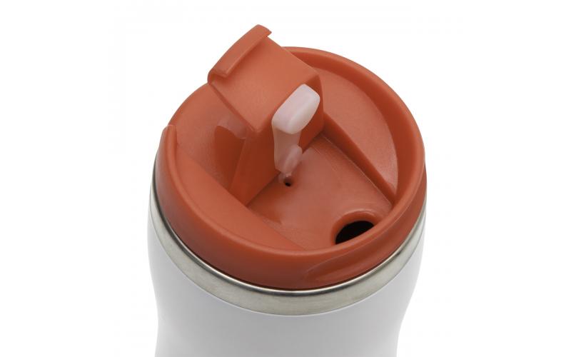 Kubek termiczny Askim 350 ml, czerwony