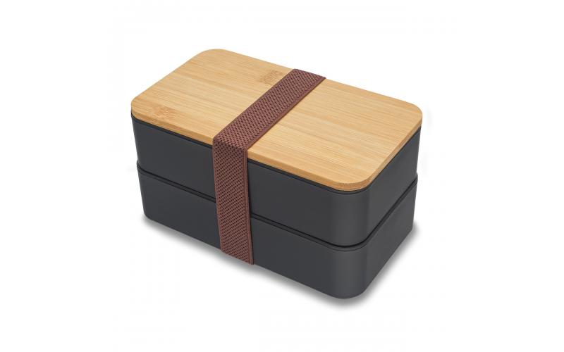 Victor lunch box podwójny 1000 ml, czarny