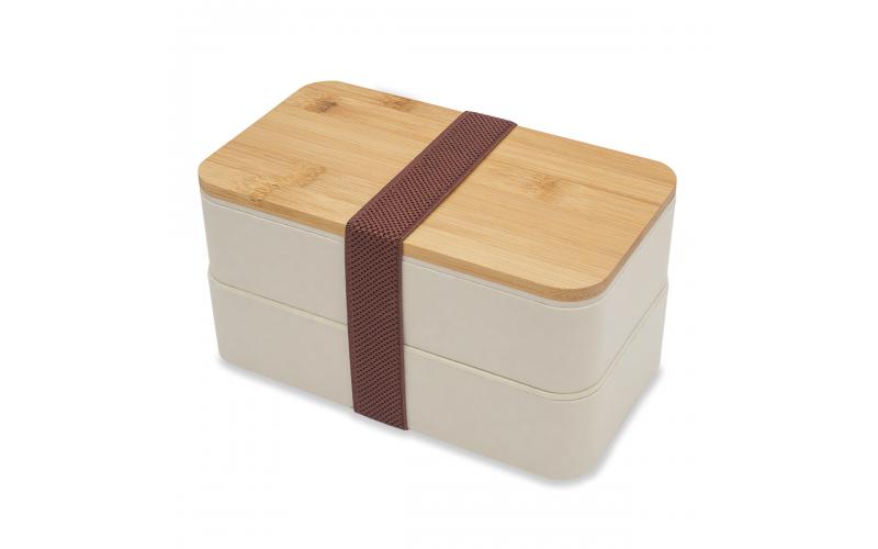 Victor lunch box podwójny 1000 ml, beżowy