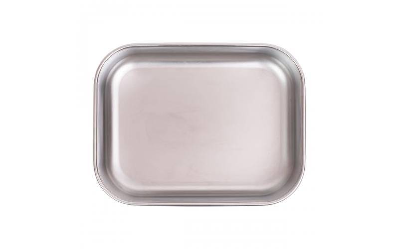 Pojemnik stalowy na lunch 800 ml, srebrny
