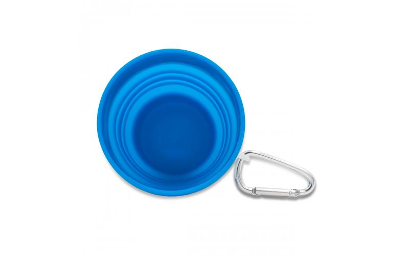 Kubek silikonowy Flexi 350 ml, niebieski
