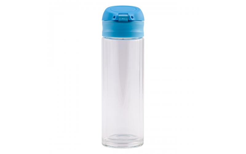 Butelka szklana Abisko 280 ml, jasny niebieski