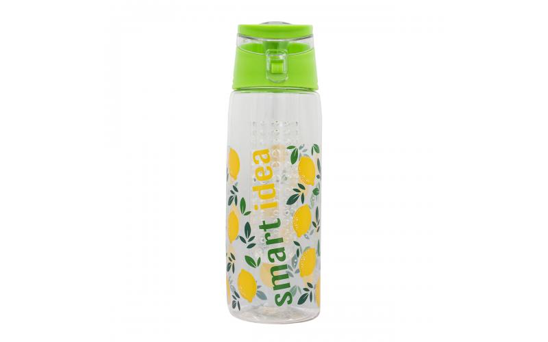 Bidon Frutello 700 ml, zielony/transparentny