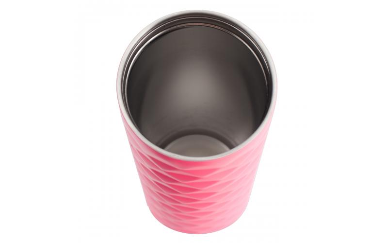 Kubek termiczny Tallin 450 ml, różowy