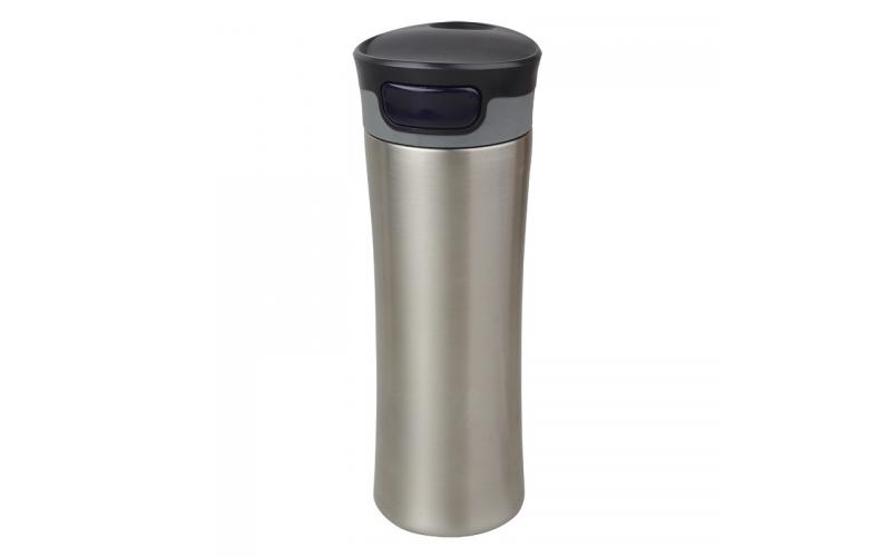 Kubek termiczny Telescope 430 ml, czarny/srebrny