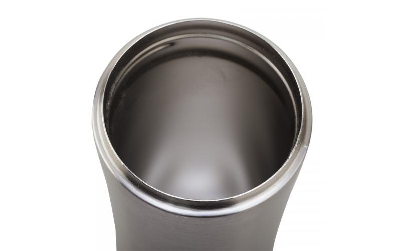 Kubek termiczny Telescope 430 ml, czarny/srebrny