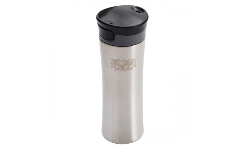 Kubek termiczny Telescope 430 ml, czarny/srebrny