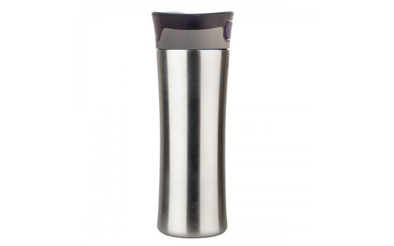 Kubek termiczny Telescope 430 ml, czarny/srebrny