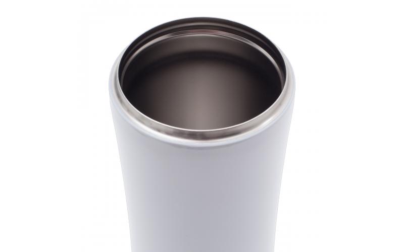 Kubek termiczny Telescope 430 ml, biały/zielony