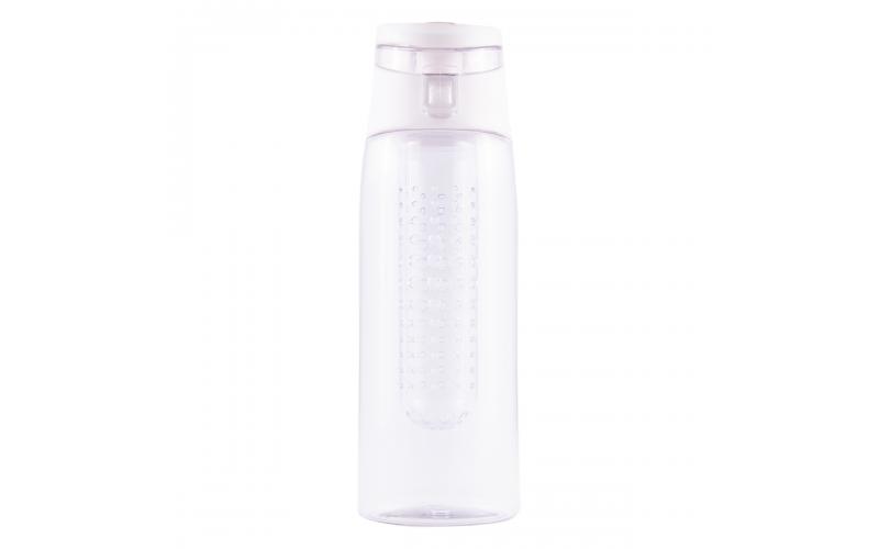 Bidon Mint 700 ml, biały/transparentny