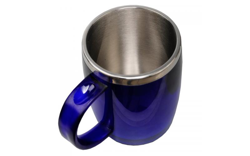 Kubek termiczny Barrel 400 ml, niebieski