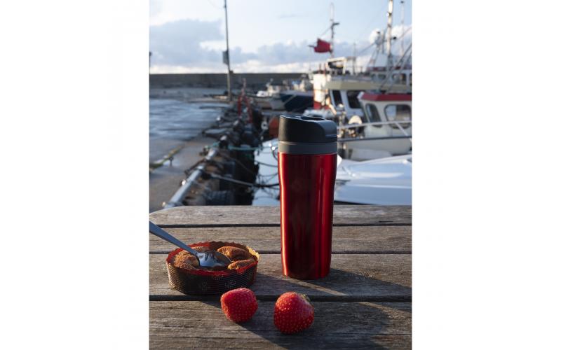 Kubek termiczny Winnipeg 350 ml, bordowy