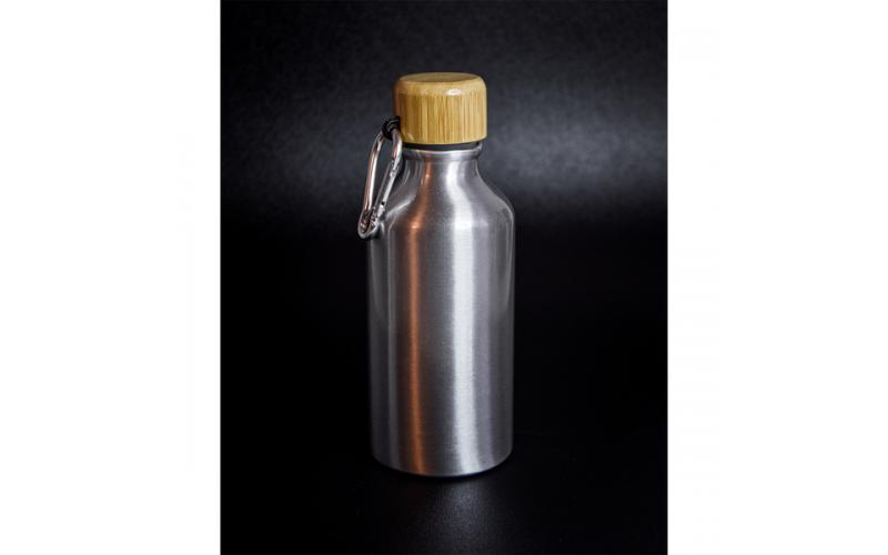 Butelka aluminiowa Isla 400 ml, srebrny
