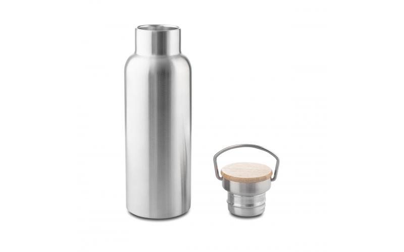 Butelka termiczna Malmo 500 ml, srebrny