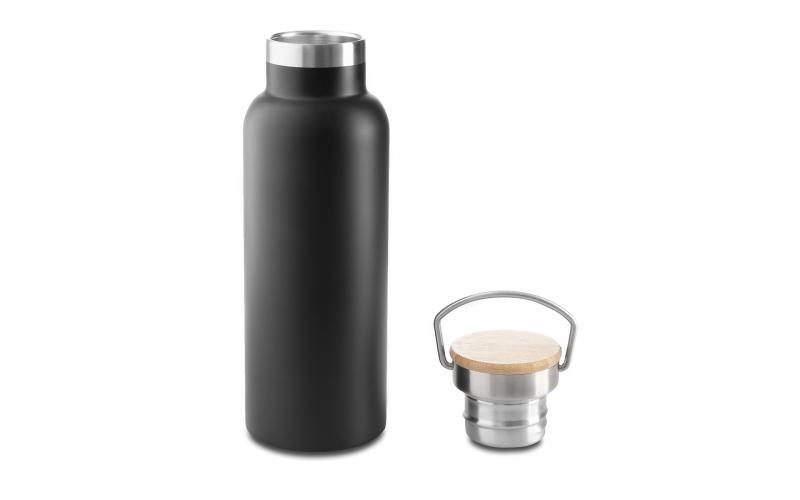 Butelka termiczna Malmo 500 ml, czarny