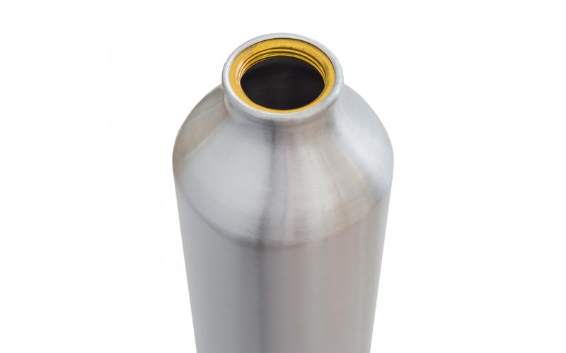 Butelka aluminiowa Luqa 800 ml, srebrny