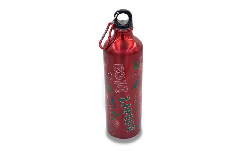 Bidon aluminiowy Easy Tripper 800 ml, czerwony
