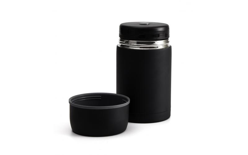 Pojemnik próżniowy Termo 800 ml, czarny