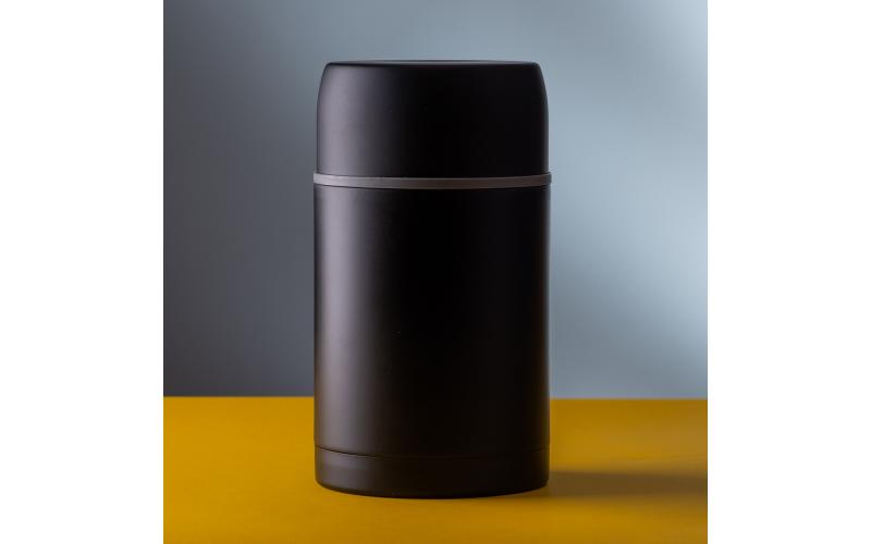 Pojemnik próżniowy Termo 800 ml, czarny