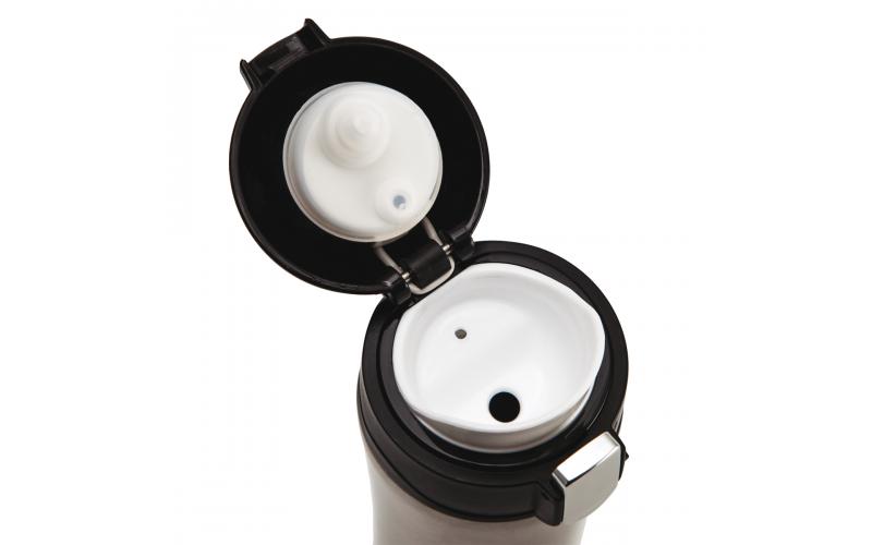 Kubek termiczny Secure 400 ml, srebrny