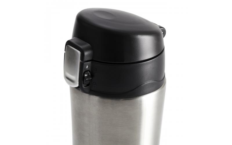 Kubek termiczny Secure 400 ml, srebrny