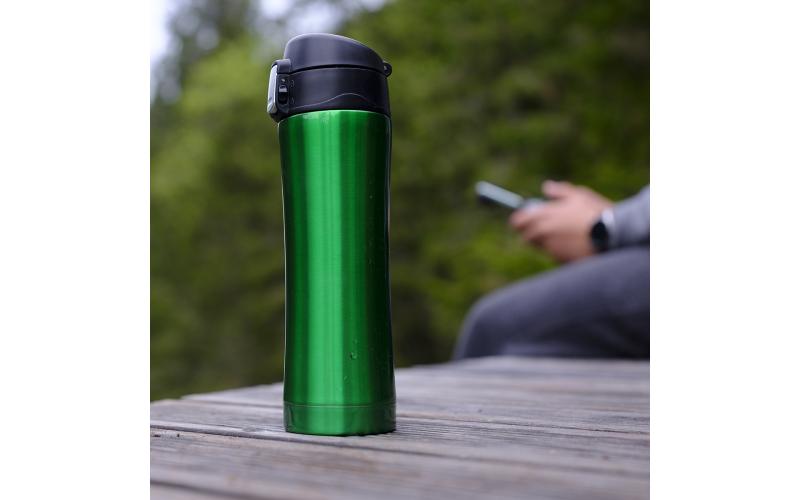 Kubek termiczny Secure 400 ml, zielony