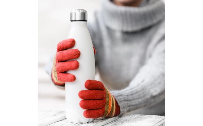 Butelka termiczna Inuvik 700 ml, biały