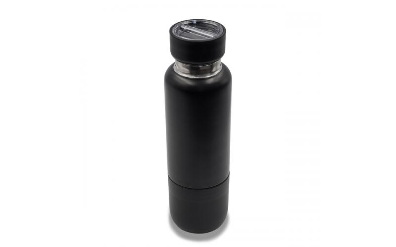 Wielofunkcyjna butelka próżniowa Multina 500 ml, czarny
