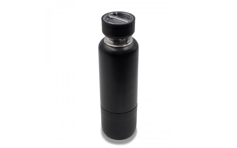 Wielofunkcyjna butelka termiczna Multina 500 ml, czarny