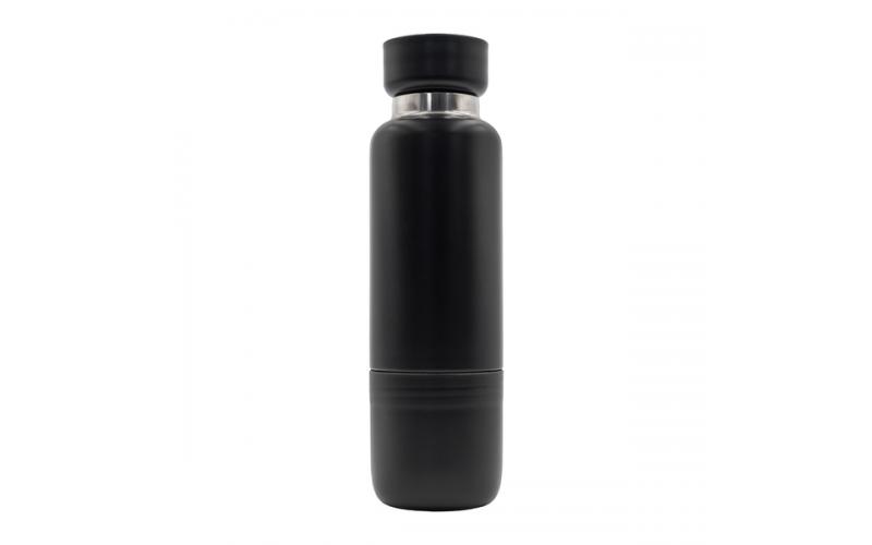 Wielofunkcyjna butelka próżniowa Multina 500 ml, czarny