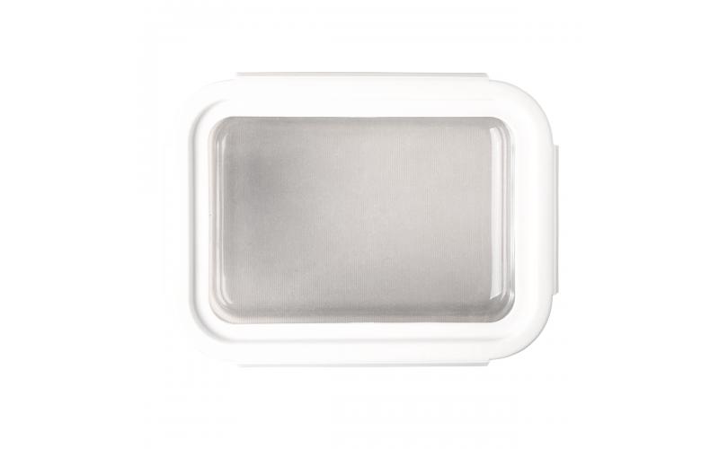Lunch box Delect 900 ml, biały/transparentny