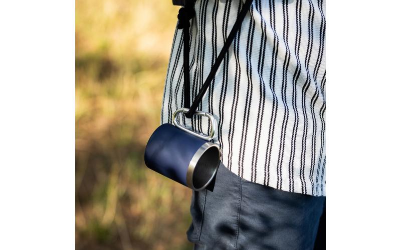 Kubek stalowy Magaro 300 ml, granatowy