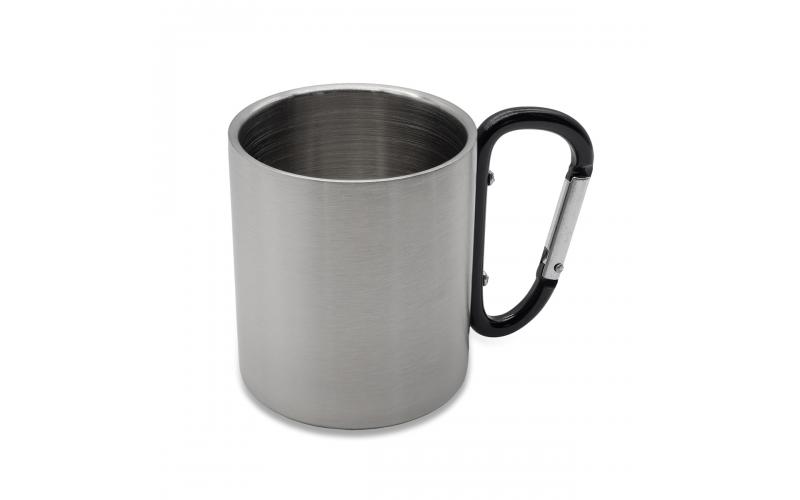 Kubek stalowy Denali 220 ml, czarny