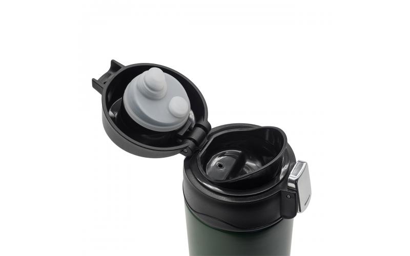 Kubek termiczny Bergen 340 ml, ciemny zielony