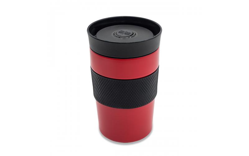 Kubek termiczny Husavik 320 ml, czerwony