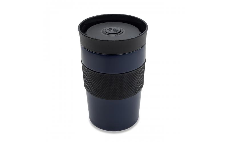 Kubek termiczny Husavik 320 ml, granatowy