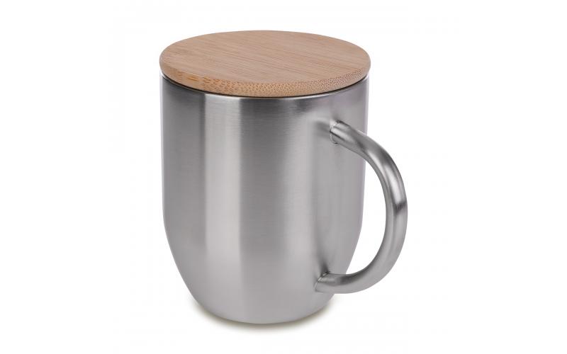 Kubek stalowy Maloy 350 ml , srebrny