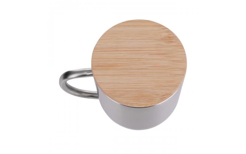 Kubek stalowy Maloy 350 ml , srebrny