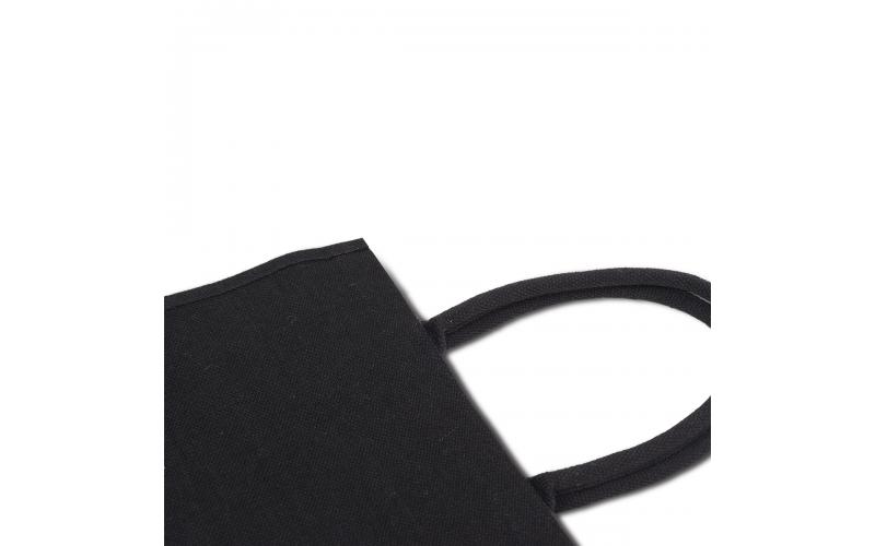 Torba na zakupy z juty Nice Shopper, czarny