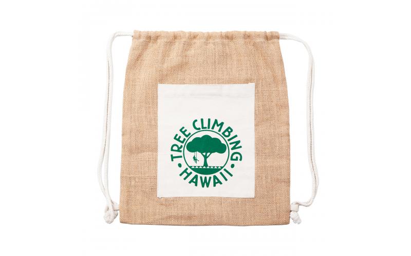 Plecak jutowy Eco-Pure, brązowy