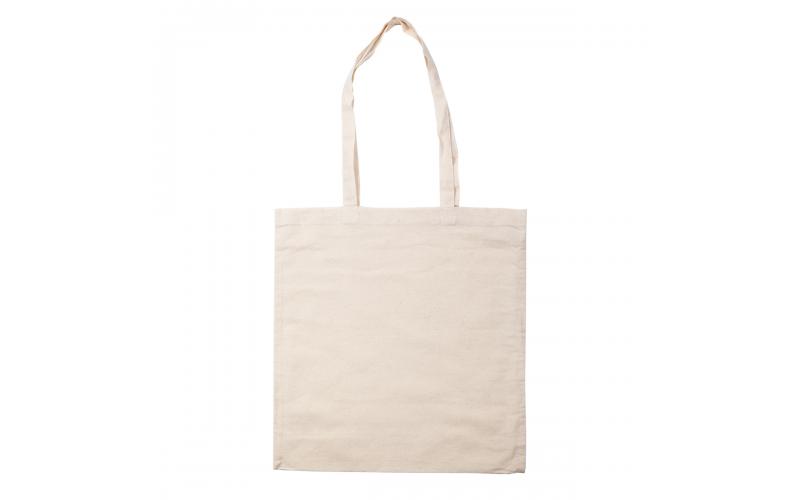 Torba bawełniana 140 g/m2 - długie uszy, beżowy
