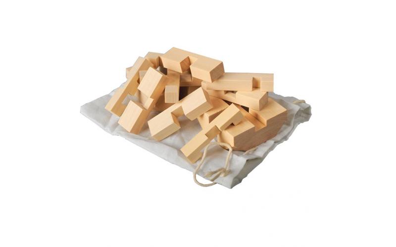 Układanka logiczna Cube, ecru
