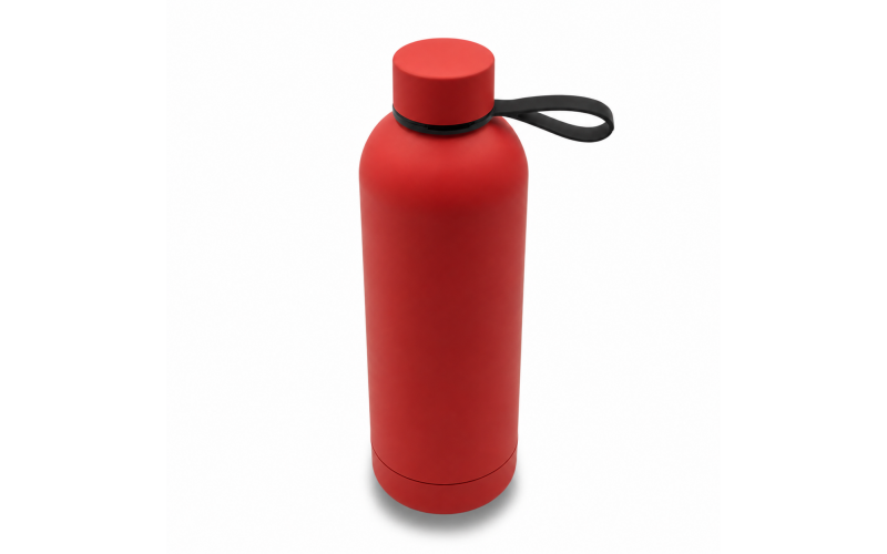 Butelka termiczna z uchwytem Mendoza Duo 500 ml, czerwony