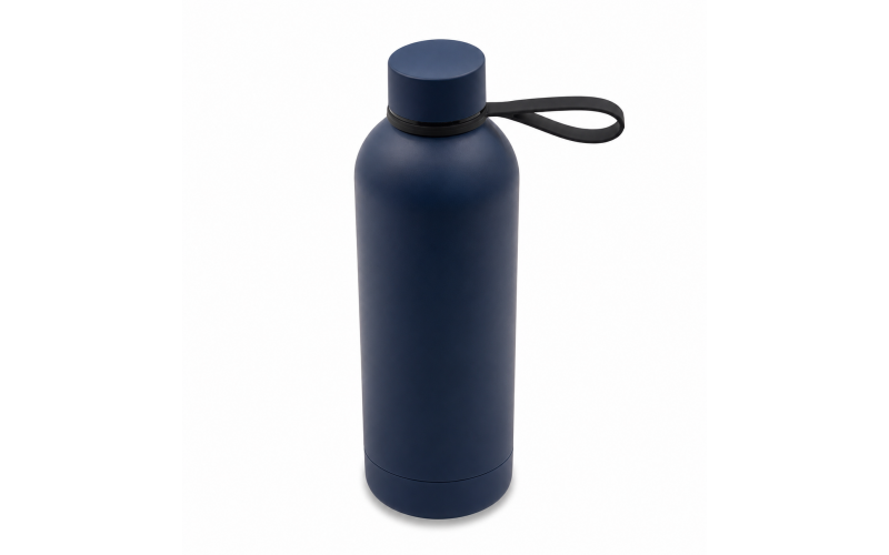 Butelka termiczna z uchwytem Mendoza Duo 500 ml, granatowy