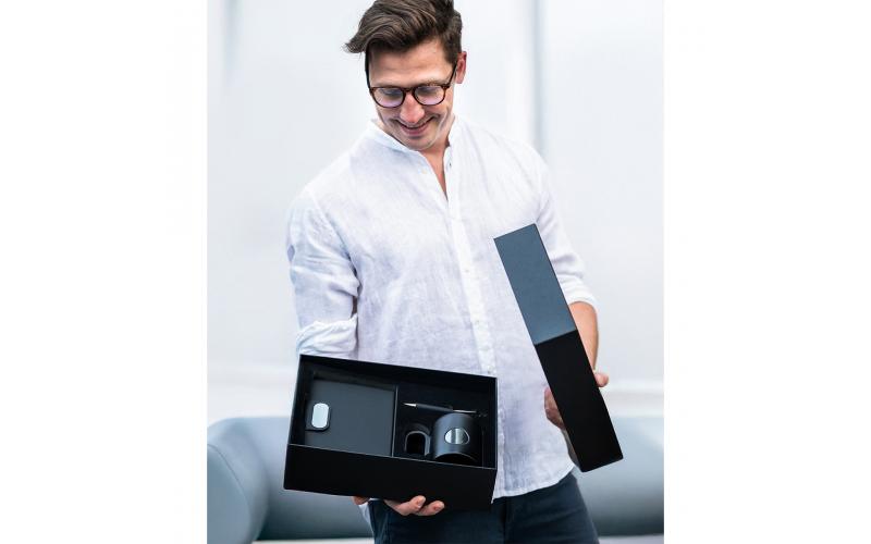 Zestaw upominkowy Bedford, czarny