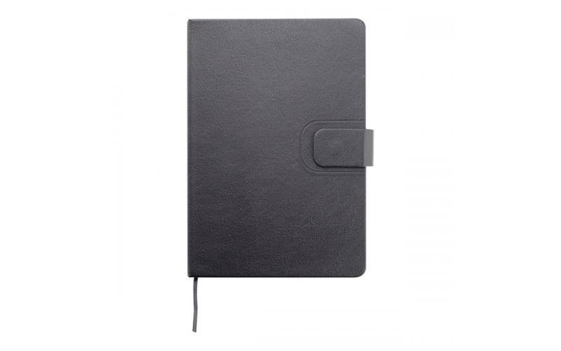 Zestaw upominkowy z kablem USB 2w1 Davos, czarny