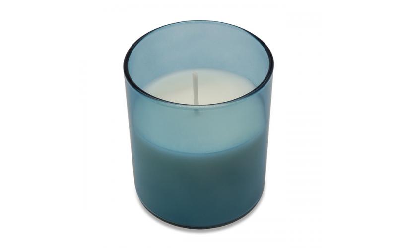 Świeca zapachowa w szkle Bloom, niebieski