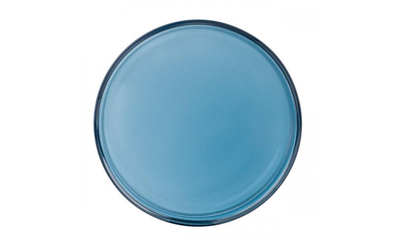 Świeca zapachowa w szkle Bloom, niebieski