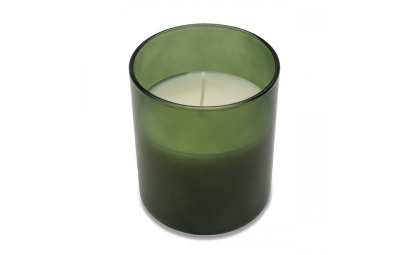 Świeca zapachowa w szkle Bloom, ciemny zielony