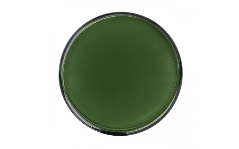 Świeca zapachowa w szkle Bloom, ciemny zielony